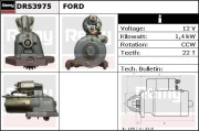 DRS3975 Startér Remy Remanufactured REMY