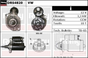 DRS4820 Startér Remy Remanufactured REMY