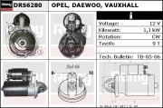 DRS6280 Startér Remy Remanufactured REMY