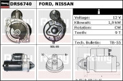 DRS6740 Startér Remy Remanufactured REMY