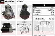 DRS7070 Startér Remy Remanufactured REMY