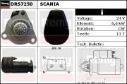 DRS7250 Startér Remy Remanufactured REMY