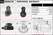 DRS8170 Startér Remy Remanufactured REMY