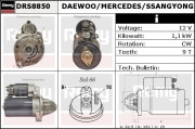 DRS8850 Startér Remy Remanufactured REMY