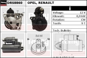 DRS8860 Startér Remy Remanufactured REMY