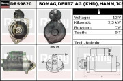 DRS9820 Startér Remy Remanufactured REMY