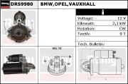 DRS9980 Startér Remy Remanufactured REMY