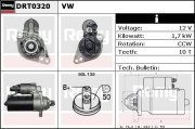 DRT0320 Startér Remy Remanufactured REMY