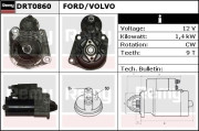 DRT0860 Startér Remy Remanufactured REMY