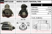 DRT1210 Startér Remy Remanufactured REMY