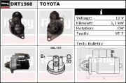 DRT1560 Startér Remy Remanufactured REMY