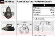 DRT1810 Startér Remy Remanufactured REMY