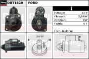 DRT1820 Startér Remy Remanufactured REMY