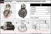 RAS37401 Startér Remy Smart REMY