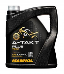 MN7202-4 MANNOL Motorový olej 4T Plus 10W-40 - 4 litry | MN7202-4 SCT - MANNOL