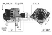 210548 generátor OEM ERA