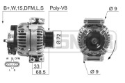 210592 generátor OEM ERA