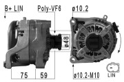 210968 generátor OEM ERA