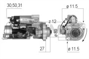 220556 Startér OEM ERA