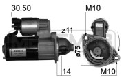 220699 Startér OEM ERA