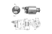 227059 Elektromagnetický spínač, startér OEM ERA