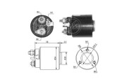 227384 Elektromagnetický spínač, startér OEM ERA