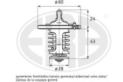 350220 Termostat, chladivo OEM ERA