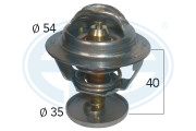 350408A Termostat, chladivo ERA