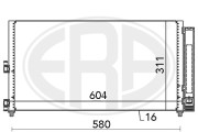 667000 Kondenzátor, klimatizace ERA