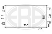 667030 Kondenzátor, klimatizace ERA