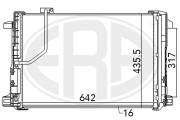 667111 Kondenzátor, klimatizace ERA