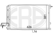 667146 Kondenzátor, klimatizace ERA
