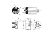 ZM8860 Elektromagnetický spínač, startér ERA