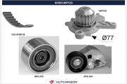 KH 361WP120 Vodní pumpa + sada ozubeného řemene HUTCHINSON