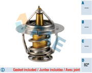 5324282 Termostat, chladivo FAE