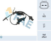 78717 Snímač, počet otáček kol FAE