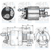 46078 Elektromagnetický spínač, startér MEAT & DORIA