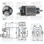 46097 Elektromagnetický spínač, startér MEAT & DORIA