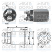 46120 Elektromagnetický spínač, startér MEAT & DORIA