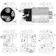 46157 Elektromagnetický spínač, startér MEAT & DORIA