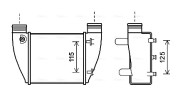 AI4364 Chladič turba AVA QUALITY COOLING