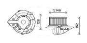 AI8501 vnitřní ventilátor AVA QUALITY COOLING