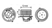 AL8138 vnitřní ventilátor AVA QUALITY COOLING