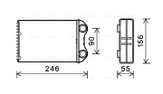 BW6426 Výměník tepla, vnitřní vytápění AVA QUALITY COOLING