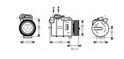 BWAK329 Kompresor, klimatizace AVA QUALITY COOLING