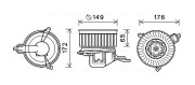 CN8291 vnitřní ventilátor AVA QUALITY COOLING