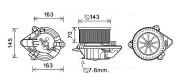 CN8510 vnitřní ventilátor AVA QUALITY COOLING