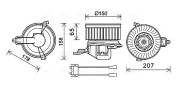 CN8511 vnitřní ventilátor AVA QUALITY COOLING