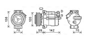 CTK063 Kompresor, klimatizace AVA QUALITY COOLING