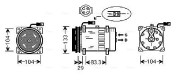 DFAK026 Kompresor, klimatizace AVA QUALITY COOLING